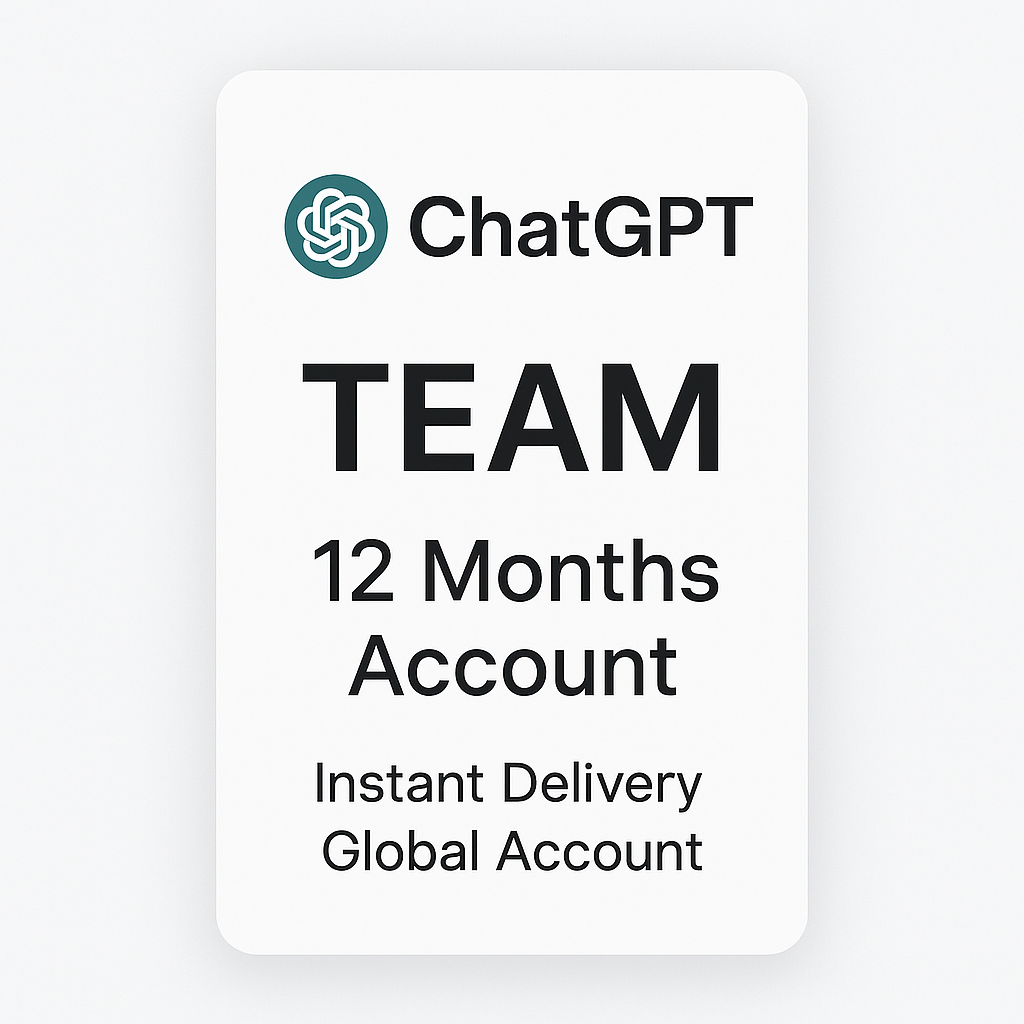 ChatGPT Team 12 Months Account