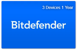 Bitdefender Antivirus Plus PC 3 Devices 1 Year (Global)