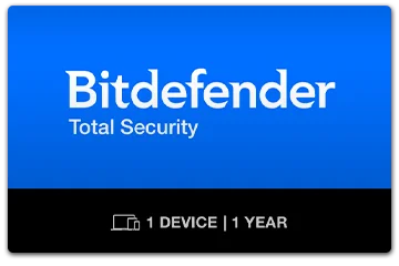 Bitdefender Total Security 1 Device, 1 Year (Global)
