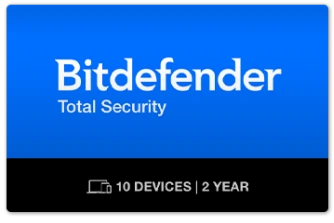Bitdefender Total Security 10 Devices, 2 Years (Global)