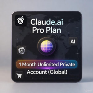 Claude.ai Pro Plan 1 Month Unlimited Private Account (Global)