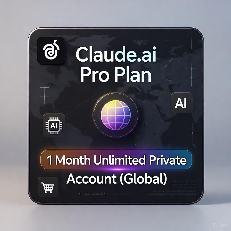 Claude.ai Pro Plan 1 Month Unlimited Private Account (Global)