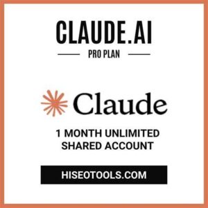 Claude.ai Pro Plan 1 Month Unlimited Shared Account (Global)