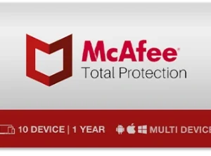 McAfee Total Protection 10 Devices, 1 Year - Multi Device (Global)