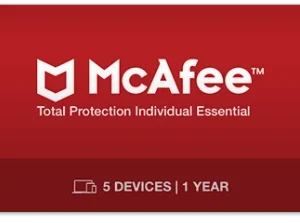 McAfee Total Protection Individual Essential - 5 Devices, 1 Year (Global)